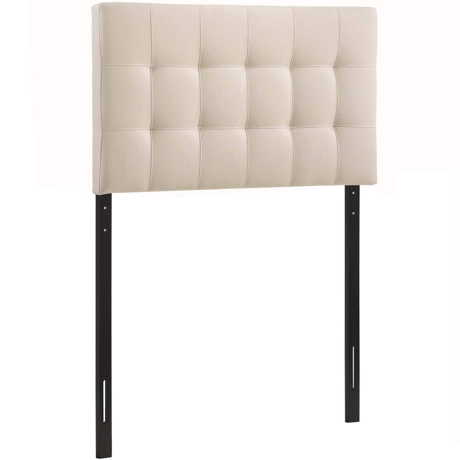 Modway Lily Twin Upholstered Fabric Headboard - Ivory