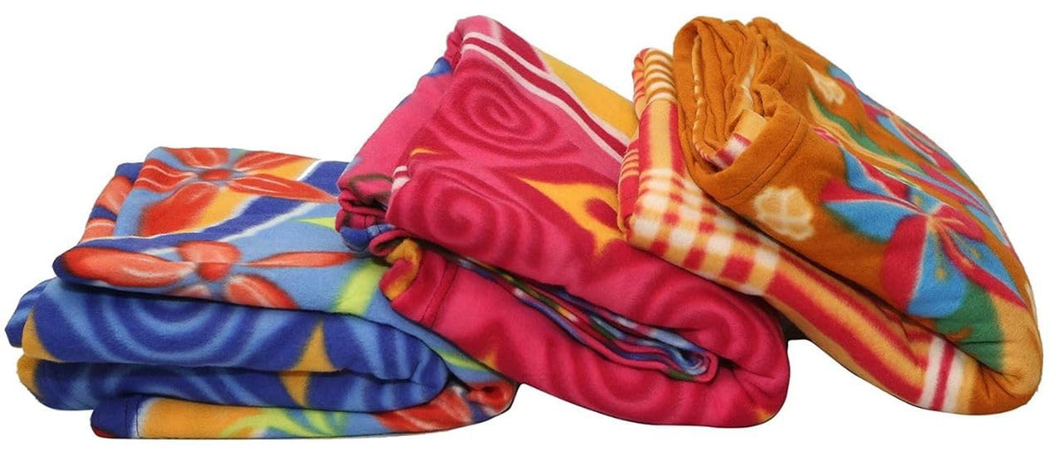 ALCITIC HOME Polar Fleece Single Bed Printed Blanket for All Season.Light Weight Pack of 3 Polar Fleece Blanket.