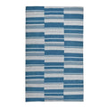 Kosas Home Boulder 96x120 Outdoor Polypropylene Fabric Area Rug in Blue