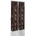 Lirex Over the Door Organizer, 2 Pack Handbag Storage with 6Tier SpaceSaving for Door or Closet, Handbag Hanger, Dark Brown