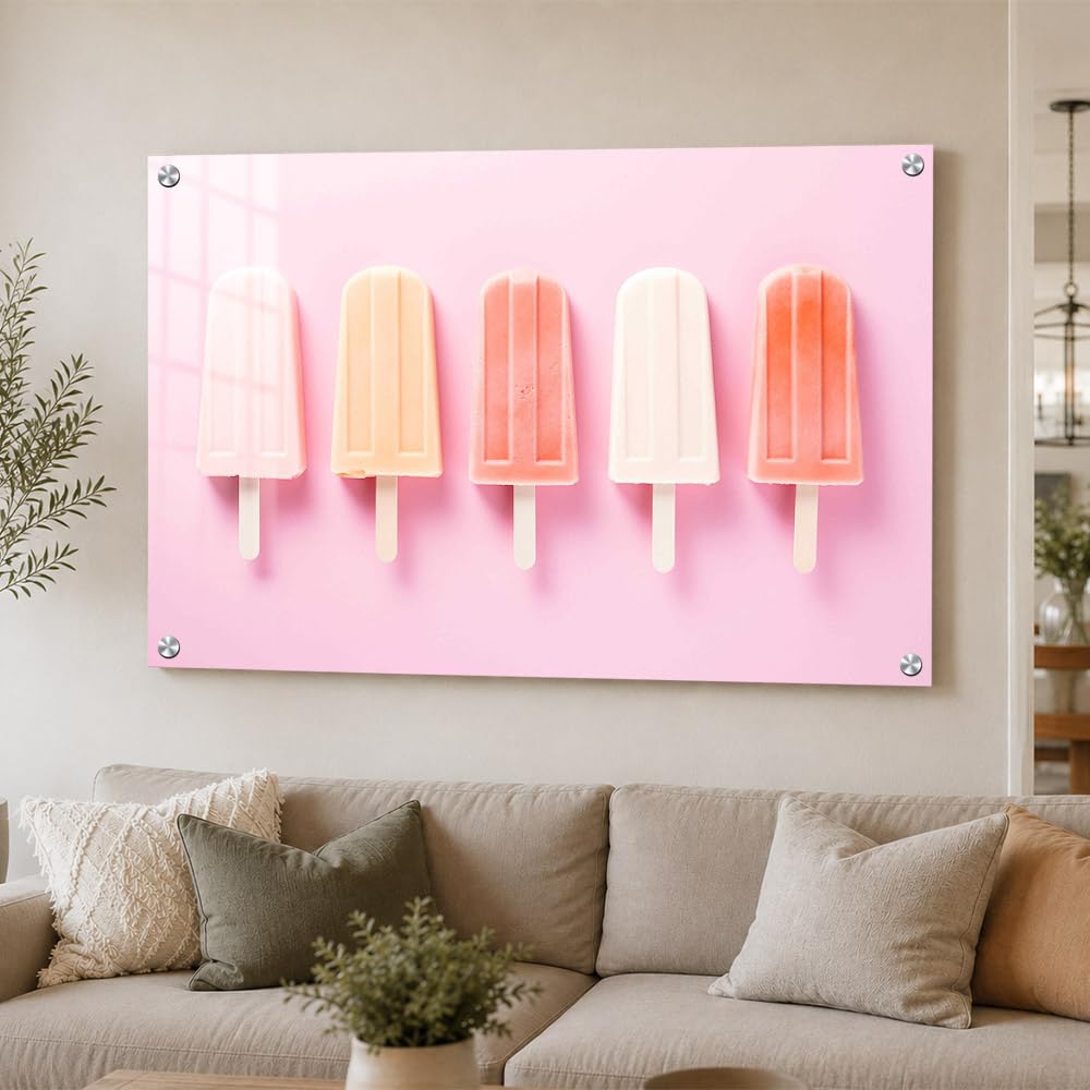 DesignSkinz Wall Art | Acrylic Glass Printed Art | Modern Decor for Living Room, Bedroom, Office, Study, Shelf (60x45inch)  Fla