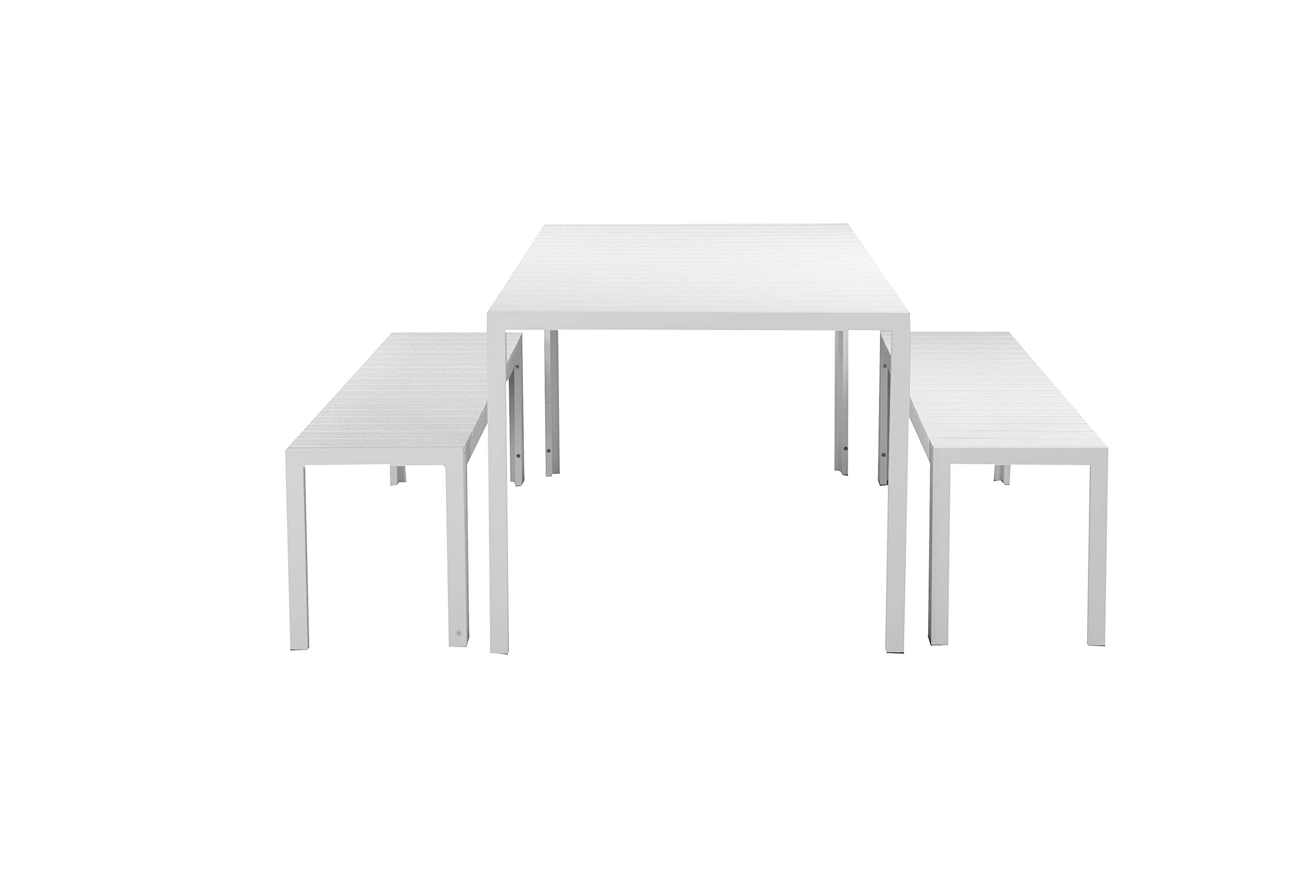 Pangea Home Breeze 3 Whtwht Dining Set, White