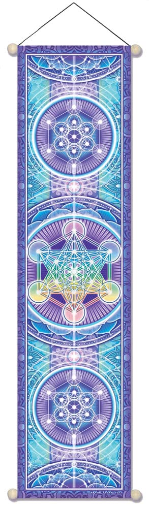 Metatron Activation Sacred Symbols Small Affirmation Banner 6-By-24 Inches