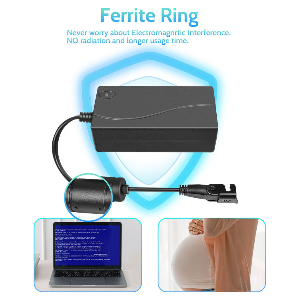 Power Recliner Power Supply, Sopito Universal Ac/Dc Adapter Kit 100-240V -With Extension Cord, 29V 2A Transformer 2-Pin Connector, Replacement Part For Lazy Boy, Limoss, Okin