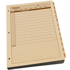 Rite In The Rain Rite In The Rain Weatherproof Daily Calendar Set, 8.5' X 11', Tan Sheets, 365 Days (No. 9260D-Mx)