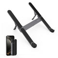 SODI Ultra Compact Foldable Laptop Stand - Portable Laptop Stand for Desk & Travel Use, Ergonomic Aluminum Computer Stand Holder