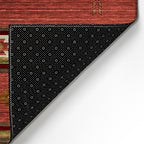 Addison Rugs Sonora Aso34 Red 2'3' X 7'6' Indoor Outdoor Runner Rug, Easy Clean, Machine Washable, Non Shedding, Bedroom, Livi