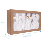 Keepkap Nativity Sets For Christmas Indoor, Hand-Painted Nativity Scene Indoor 7.5' Holiday Decoration, 9-Piece Set