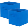 ShellKingdom Storage Bins, Foldable Fabric Storage Cubes And Cloth Storage Organizer Drawer For Closet And Toys, 2 Pack (Royal B