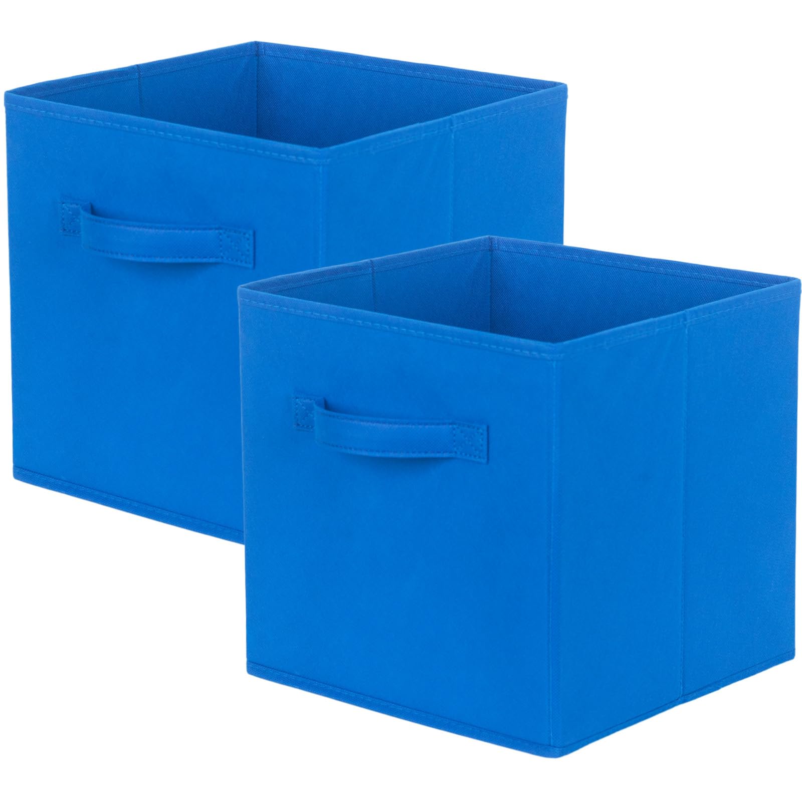 ShellKingdom Storage Bins, Foldable Fabric Storage Cubes And Cloth Storage Organizer Drawer For Closet And Toys, 2 Pack (Royal B