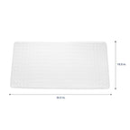 Bath Bliss Anti-Slip Jumbo Bath Mat 18 x 36 White