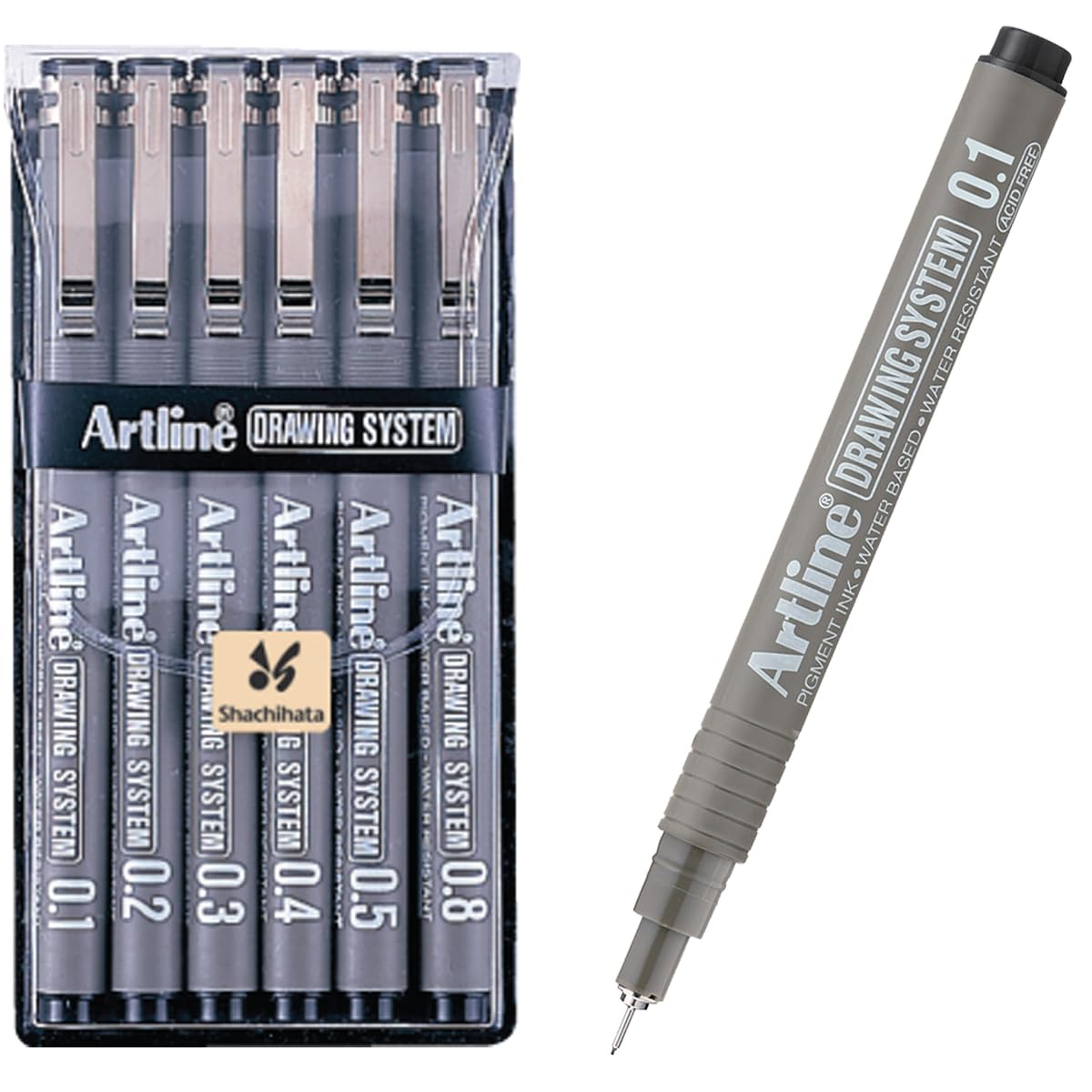 Artline 230 Drawing System Pens, Technical Drawing Pens For Drafting, Illustrating, And More, 0.1Mm, 0.2Mm, 0.3Mm, 0.4Mm, 0.5Mm,