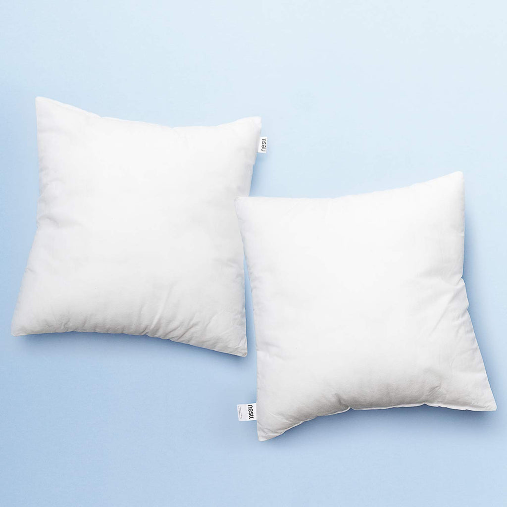 Nestl 26X26 Pillow Inserts - Throw Pillow Insert 26X26, 2 Pack Euro Pillows 26X26, Decorative Euro Pillow Insert 26X26 White, 26 X 26 Pillow Insert, Lumbar Pillow Insert For Bed And Couch