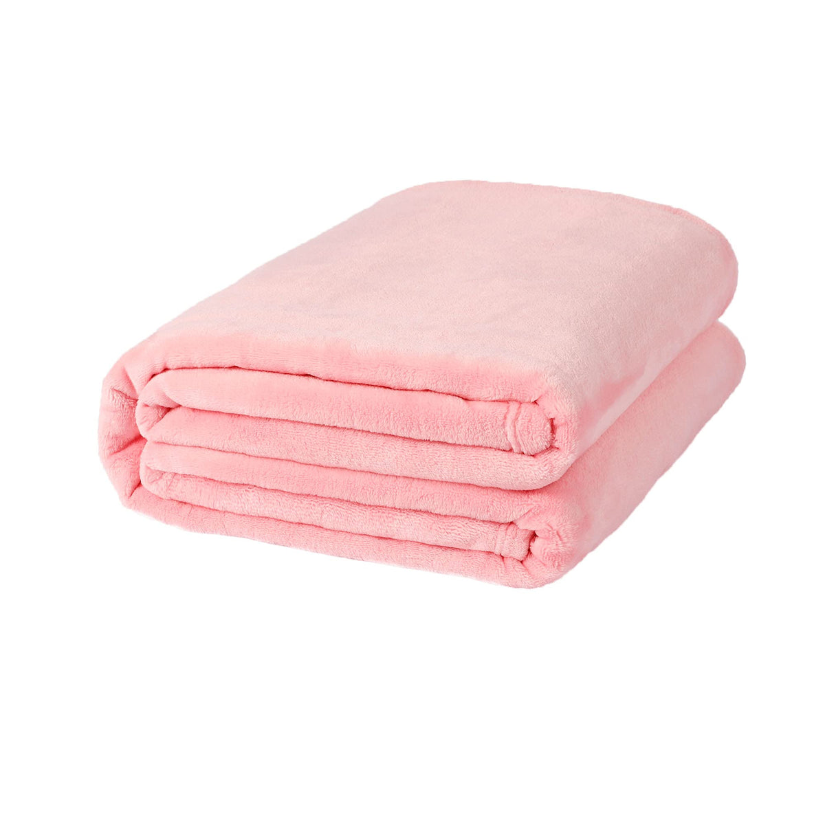 Nanpiper Fleece Blankets, Super Soft Flannel Fuzzy Blanket For Bed Couch, Luxury Cozy Plush Microfiber Blanket-Twin Size,Pink