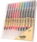Xsg Premium Gel Ink Pen Fine Point Pens Ballpoint Pen 0.5Mm For Japanese Office School Stationery Supply 12 Packs