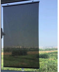 1pc Blackout Blind Shade with Suction Cups Temporary Portable Window Cover Curtain 49.12 x 22.79 inches