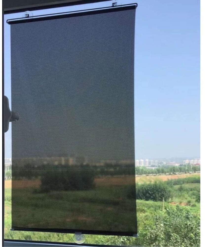 1pc Blackout Blind Shade with Suction Cups Temporary Portable Window Cover Curtain 49.12 x 22.79 inches