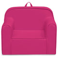Delta Children Cozee Chair -Foam Kids Chair for Ages 18 Months and Up, Hot Pink