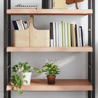 vidaXL Solid Oak Wall Shelf - Versatile Use, Handcrafted with Live Edge Design, Pre-Treated Surface, Light Brown, 31.5"x19.7"x(0.8" -2.4")