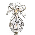 Kurt S. Adler Kurt Adler 10-Light Capiz Wire Angel Treetop