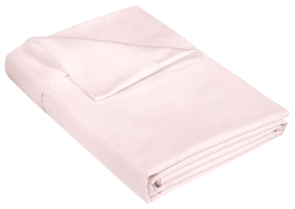 400 Thread Count 100% American Grown Cotton Flat Sheet - Cooling Sheets - Full Sheets - Luxury Sateen Weave - Full Flat Sheet So