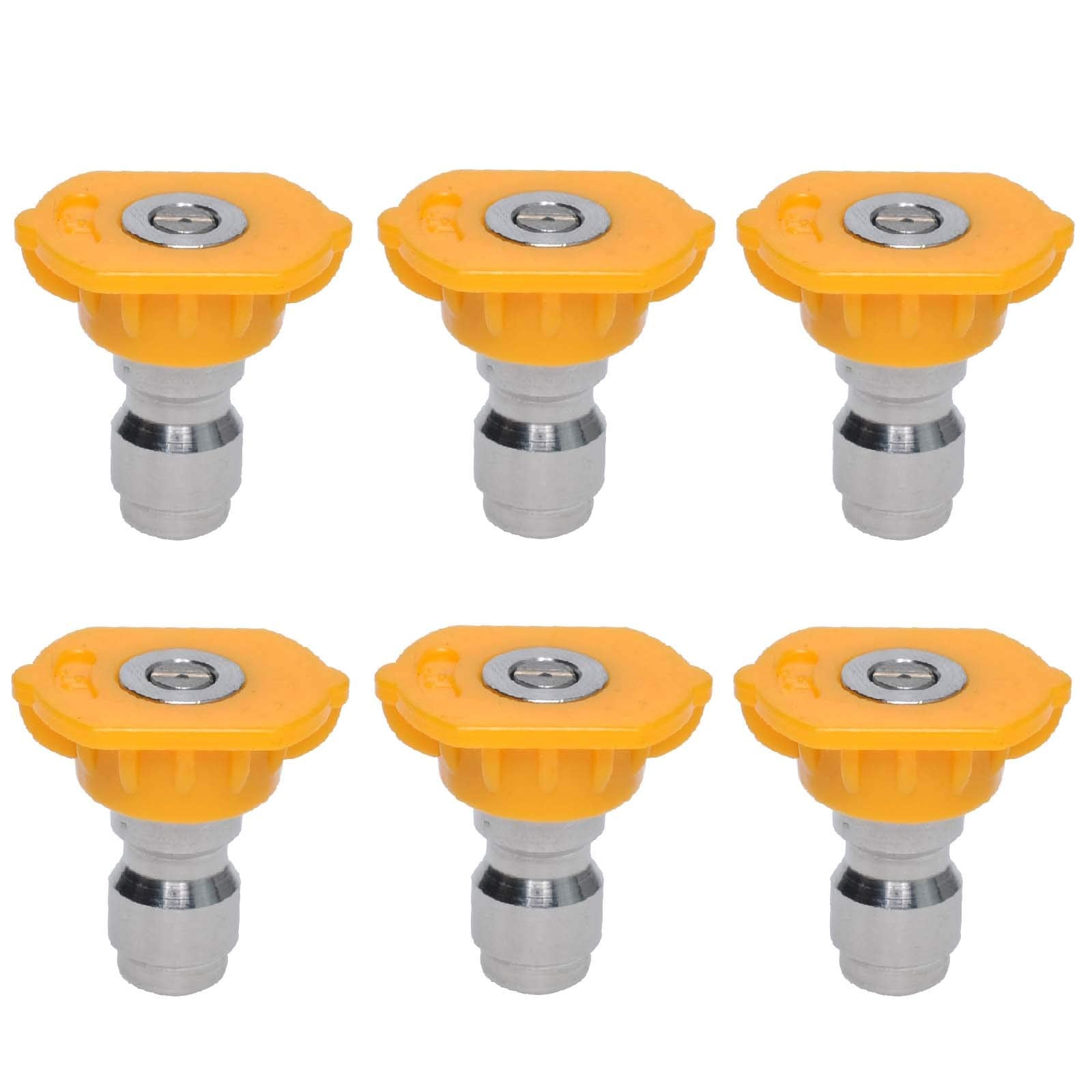 Podoy Pressure Washer Sprayer Nozzle Tip 1/4' Size 3.0, 15 Degree 030 Stainless Steel For Accessory Kit, For 2500Psi, 3000Psi,