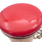 Distress Printed - Coca Cola Round Lock Top Lid With Clasp And Lock