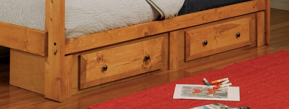 Coaster Home Furnishings Wrangle Hill Under Bed Storage, Amber Wash