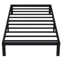 Emoda 10 Inch Twin Xl Bed Frames No Box Spring Needed, Heavy Duty Xl Twin Metal Platform Bed Frame, Noise Free, Easy Assembly, Black