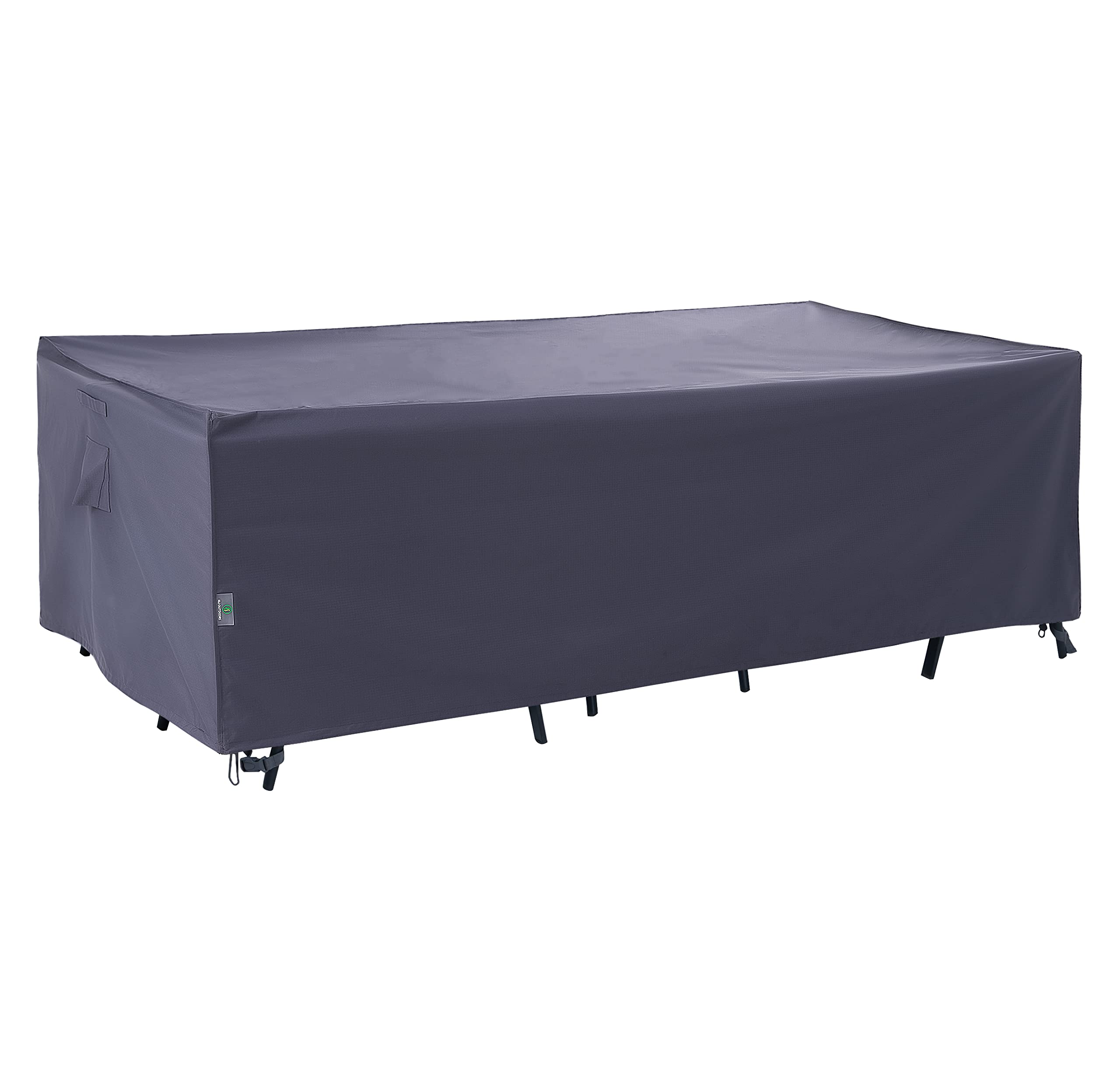 F&J Outdoors Patio Table Covers For Outdoor Furniture, Uv Resistant Waterproof Snow Protection For Rectangular/Oval Dining Table