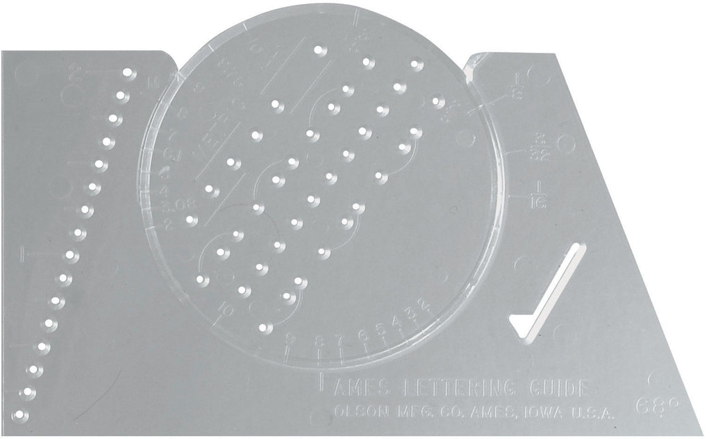 Westcott Lettering, Stenciling Paper Template (Alg-1)