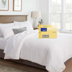 Thread Spread Queen/Full Duvet Cover, 600 Thread Count Sateen 3Pc Egyptian Cotton Duvet Cover Set, 100% Pure Cotton Comforter Co