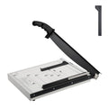 Vevor Paper Cutter, Guillotine Trimmer, 15' Cut Length, 16 Sheets Capacity, Heavy Duty Guillotine Paper Cutter With Guard Rail/