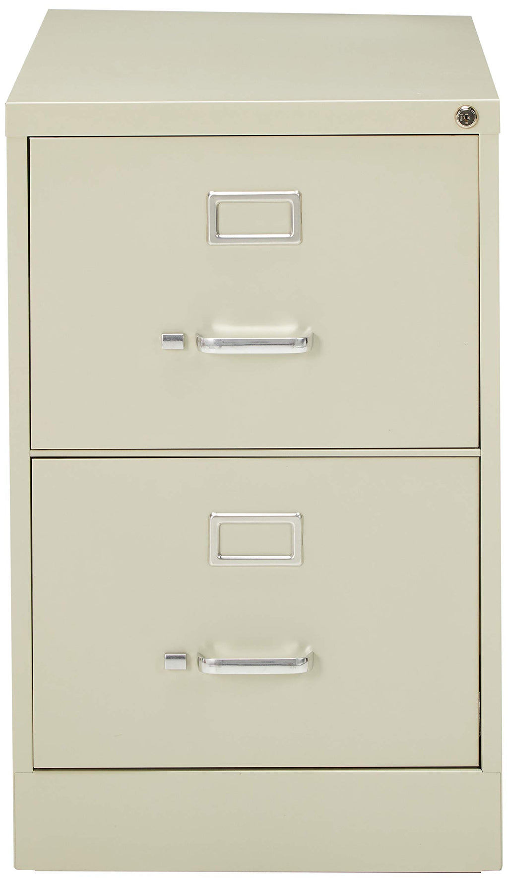 Lorell 2-Drawer Vertical File, Legal, 18 by 26-1/2 by 28-3/8-Inch, Putty
