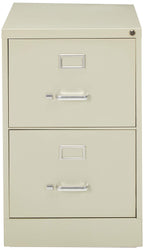 Lorell 2-Drawer Vertical File, Legal, 18 by 26-1/2 by 28-3/8-Inch, Putty