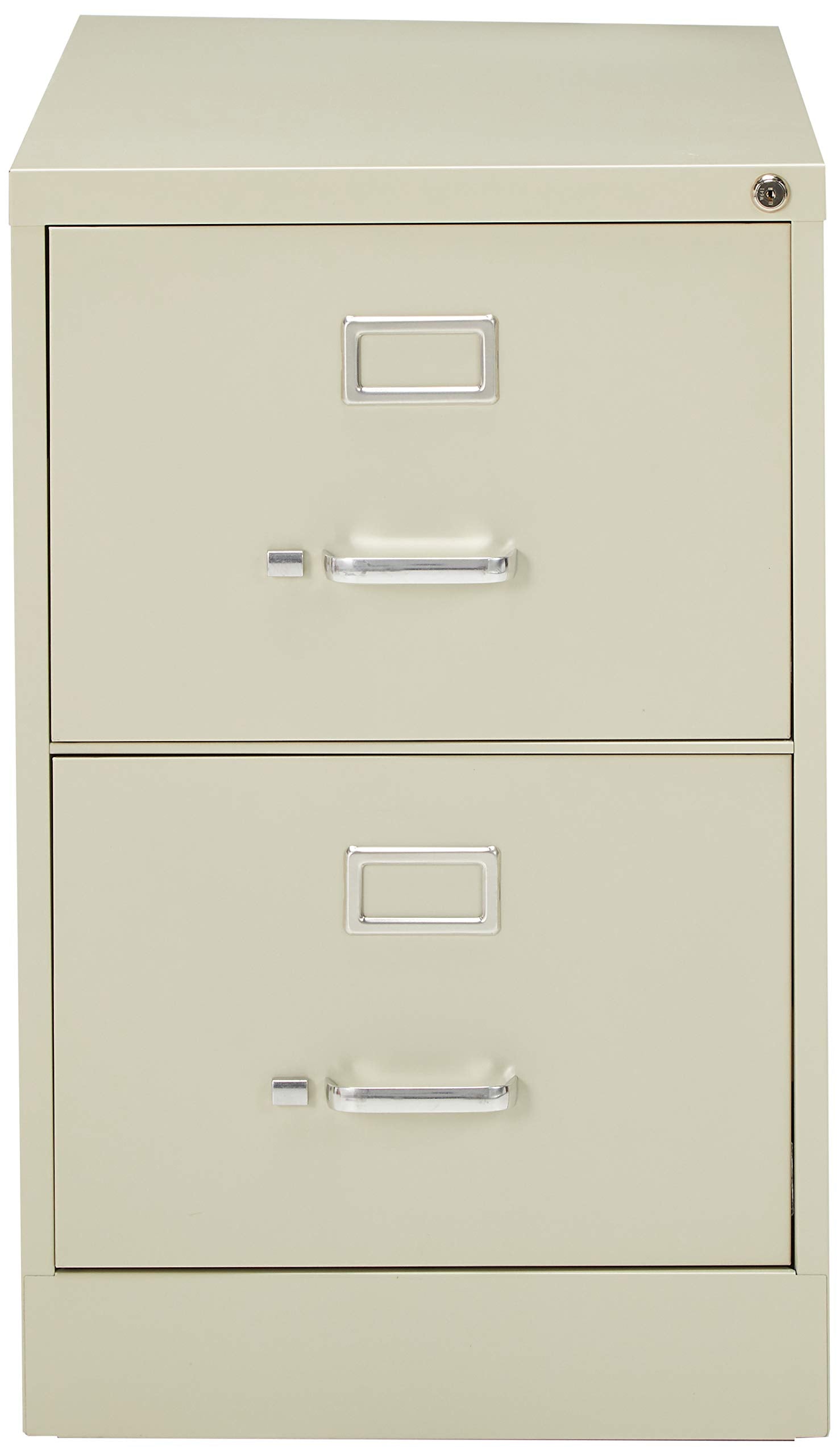 Lorell 2-Drawer Vertical File, Legal, 18 by 26-1/2 by 28-3/8-Inch, Putty