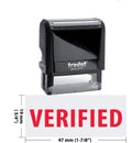 Trodat 4912 Rectangle Stock Self Inking Rubber Stamp With Verified
