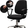 Melaluxe Computer Office Chair Covers, Protective & Stretchable Universal Chair Cover, Stretch Rotating Chair Slipcover (Black)