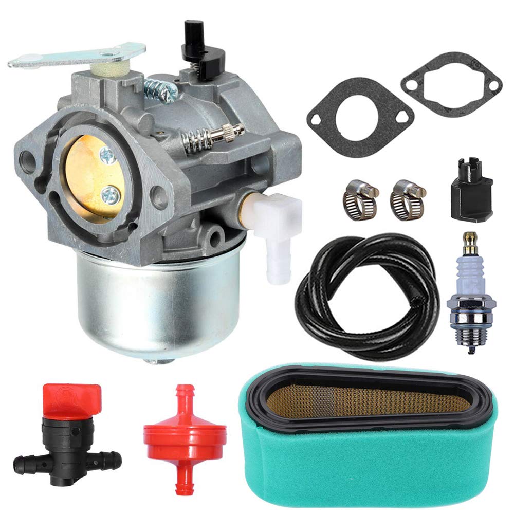 699831 Carburetor With Air Filter Tune Up Kit Compatible With Briggs & Stratton 283702 283707 284702 284707 284777 286702 286707
