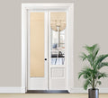 Pi Blackout Front Door Curtain,Door Window Shade Privacy Thermal Insulated Small Door Curtain For French Door/Sliding Door/Patio Door,1 Panel (W12Xl68,Beige)