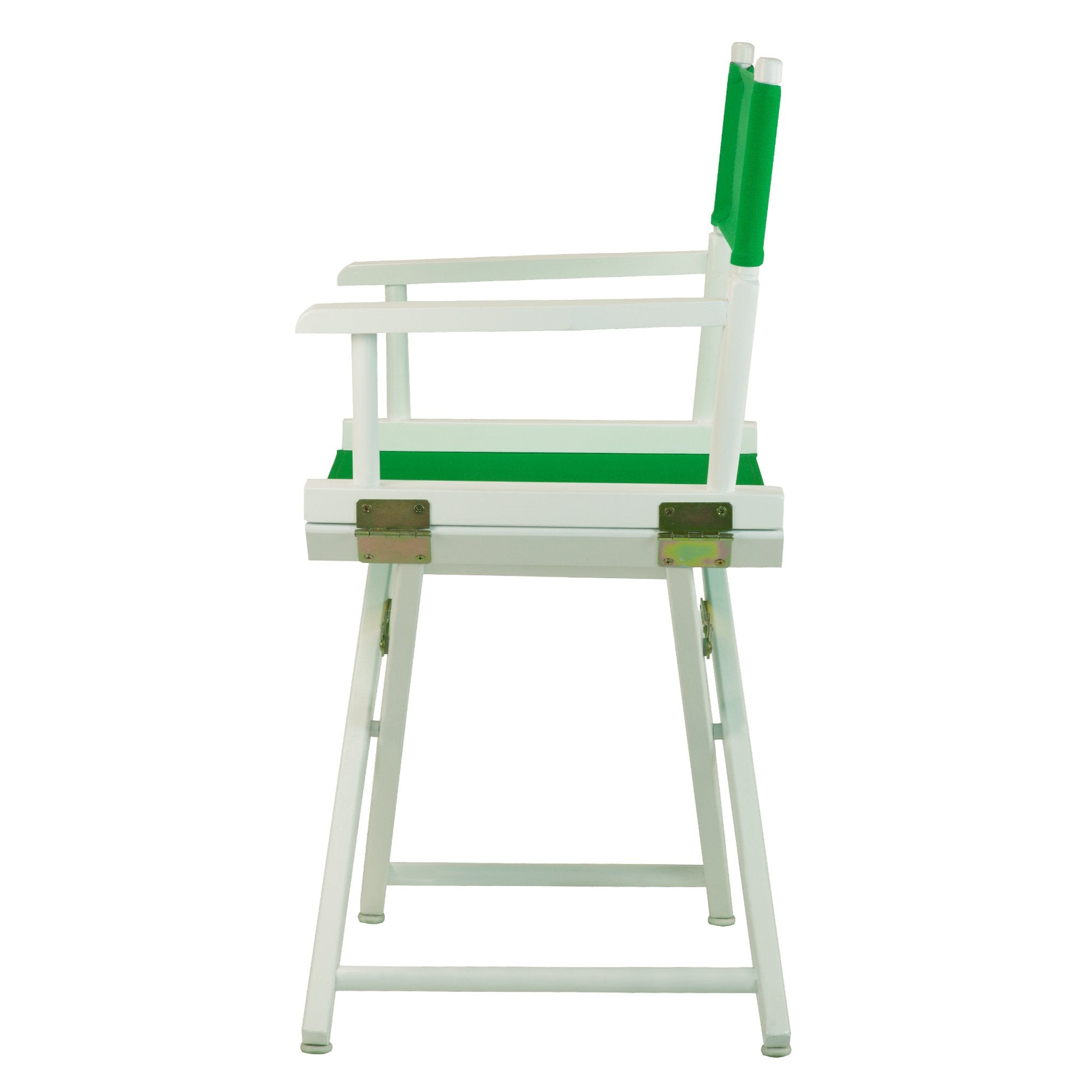 Casual Home 18&quot; Director'S Chair White Frame With Green Canvas