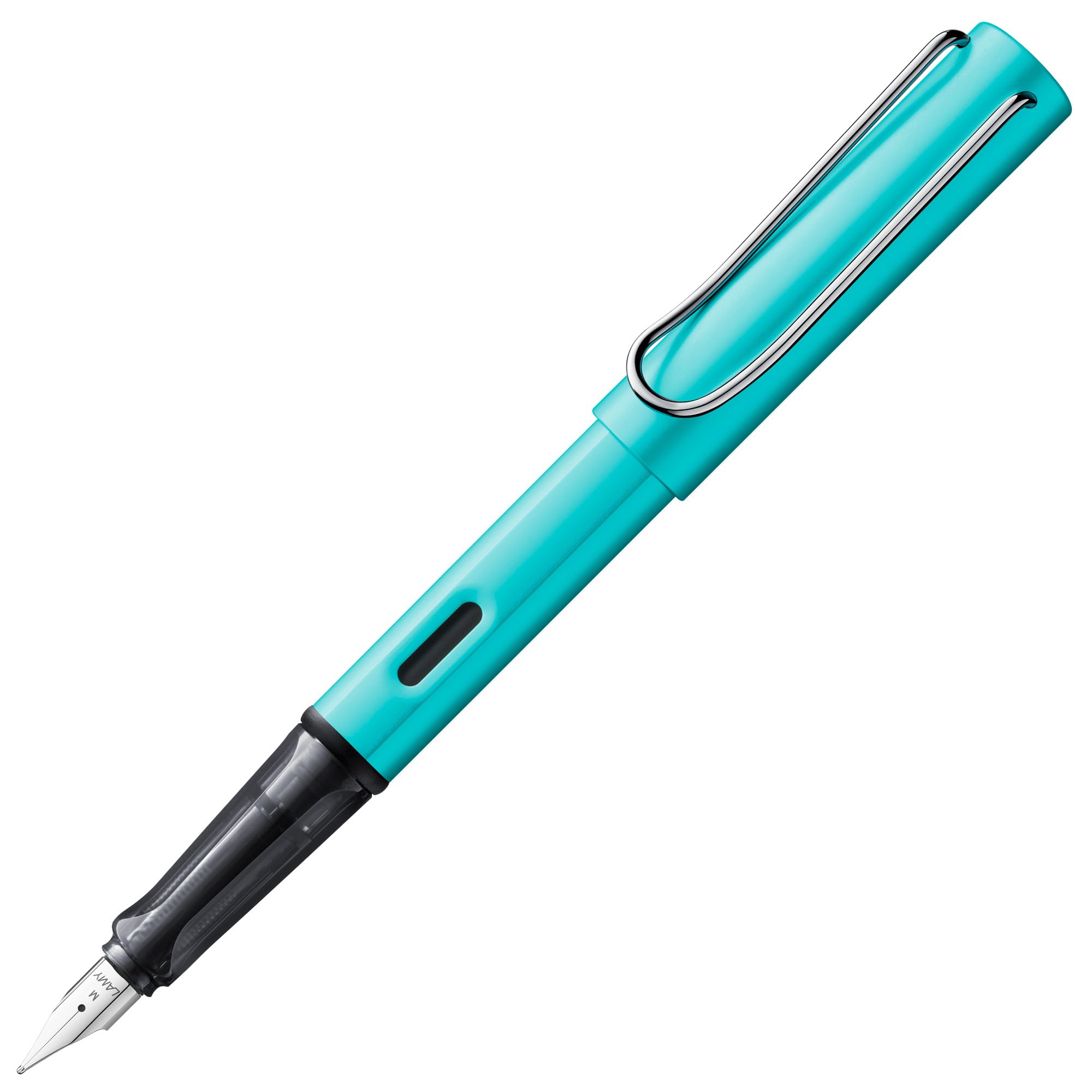 Lamy Al-Star Turmaline - Fountain Pen With Ergonomic Grip & Black Steel Nib In Size B - Lightweight Aluminum Body - Including La