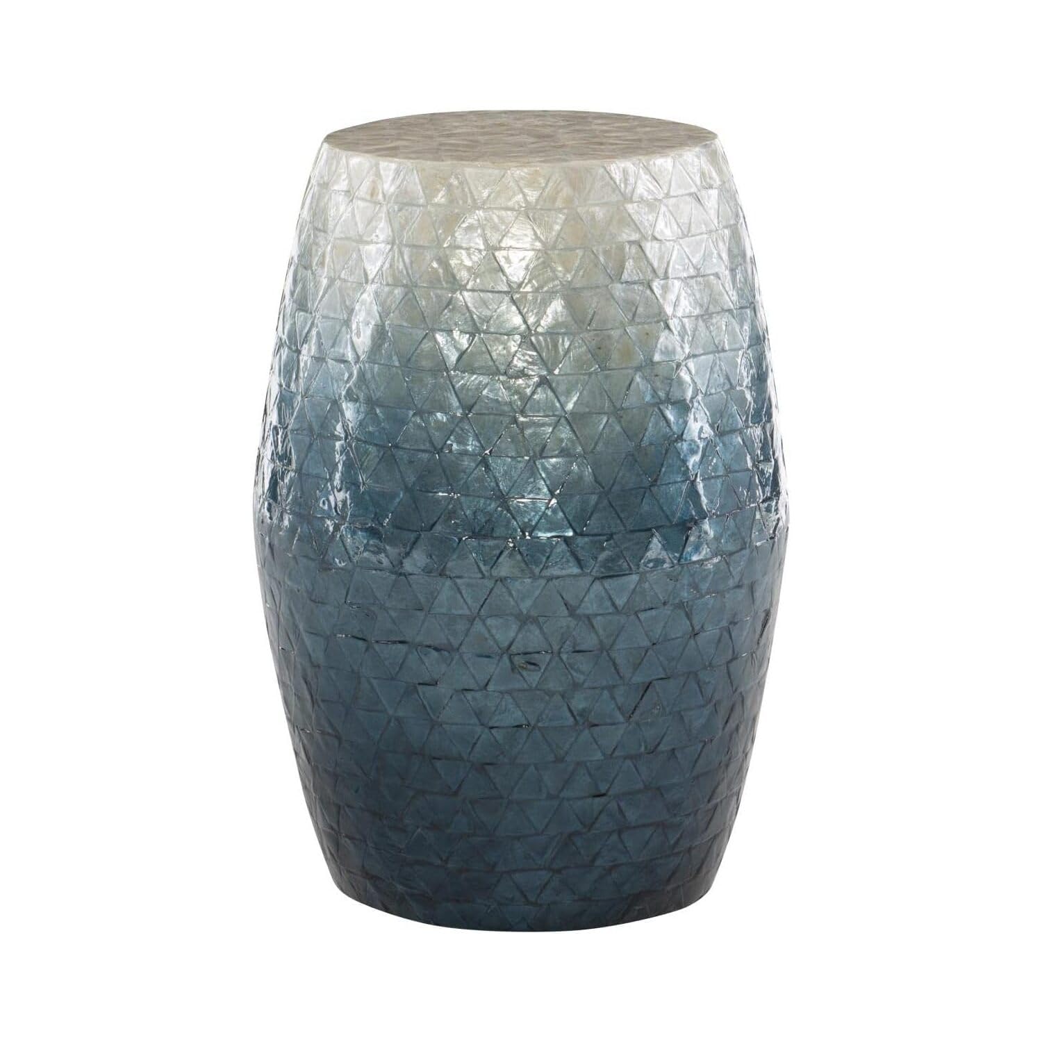 Prianna Ombre Capiz Mosaic Drum Table