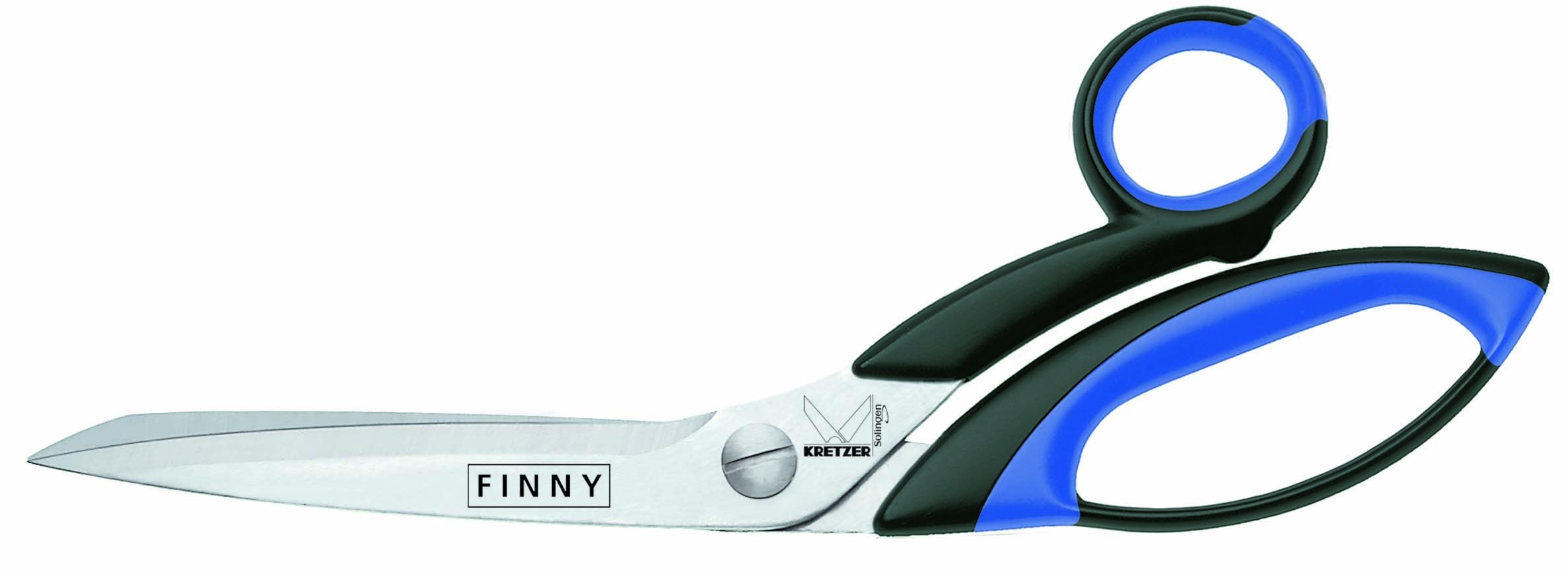 Dressmaking Scissors Tailor'S Shears 9,5' Finny No. 72024, Made By Kretzer Solingen/Germany