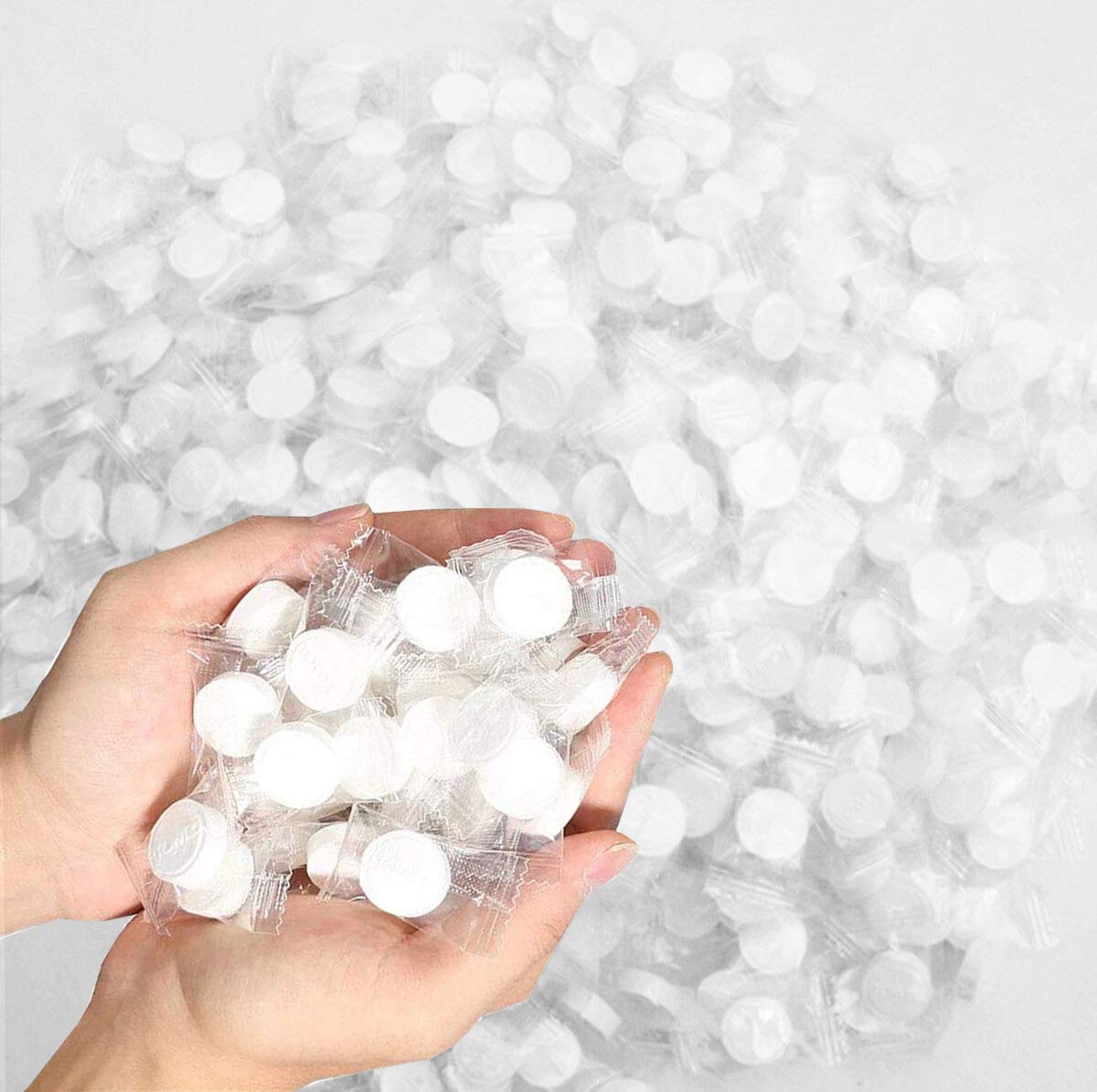 Swity Home Compressed Towel Coin Tissues Portable Wipe Napkin Paper Tablets Non-Woven Disposable Compressed Cotton Coin Tissue T