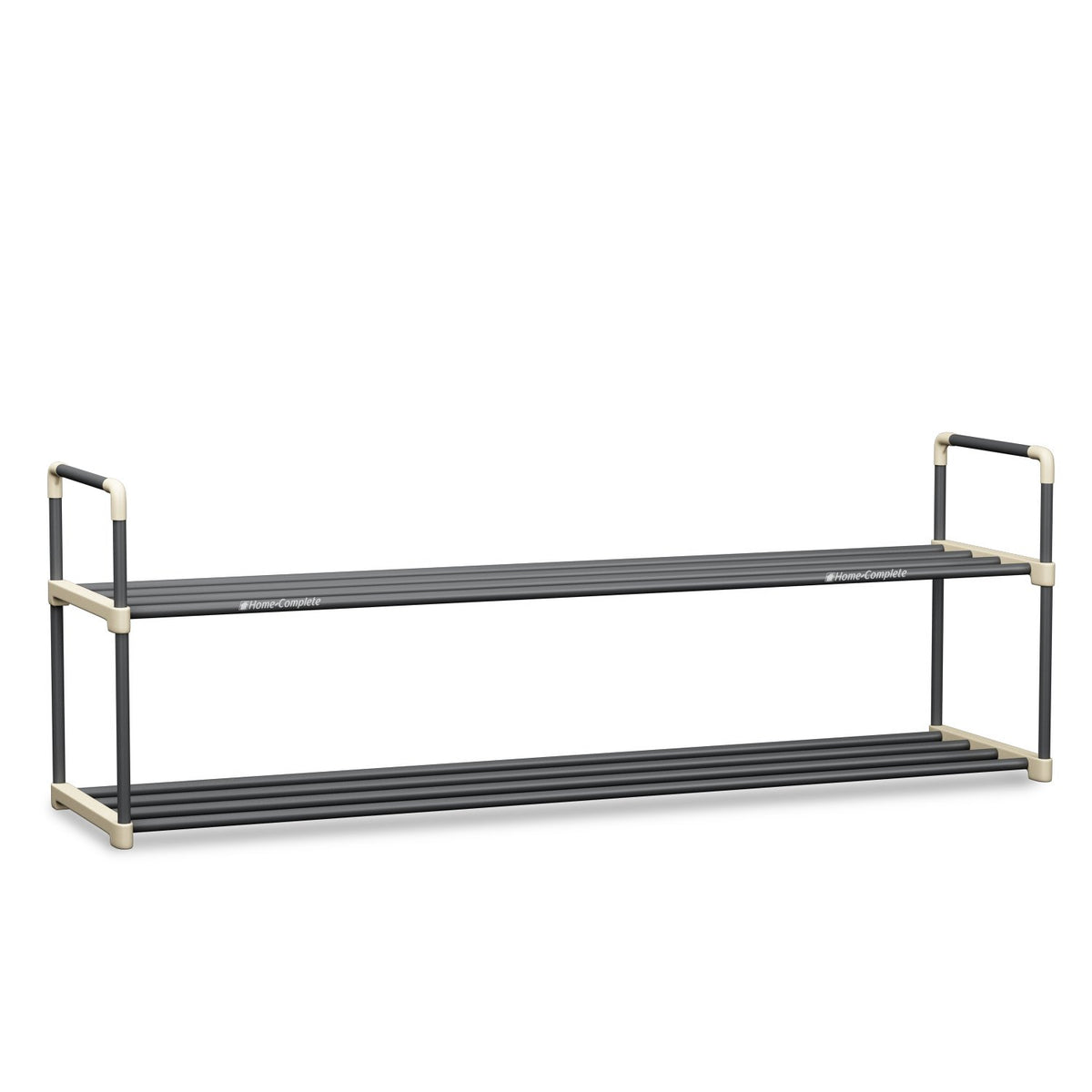 Shoe Rack - 2-Tier Shoe Organizer for Closet, Bathroom, Entryway - Shelf Holds 10 Pairs Sneakers, Heels, Boots by Home-Complete 