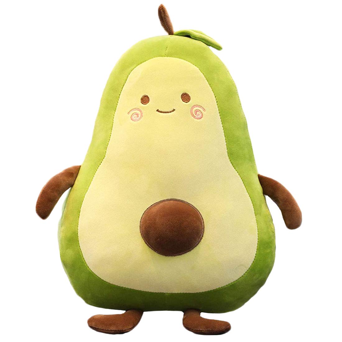 Ehotong Avocado Plush, Food Pillow Cute Funny Fruit Throw Pillows Stuffed Toy, 17.7'