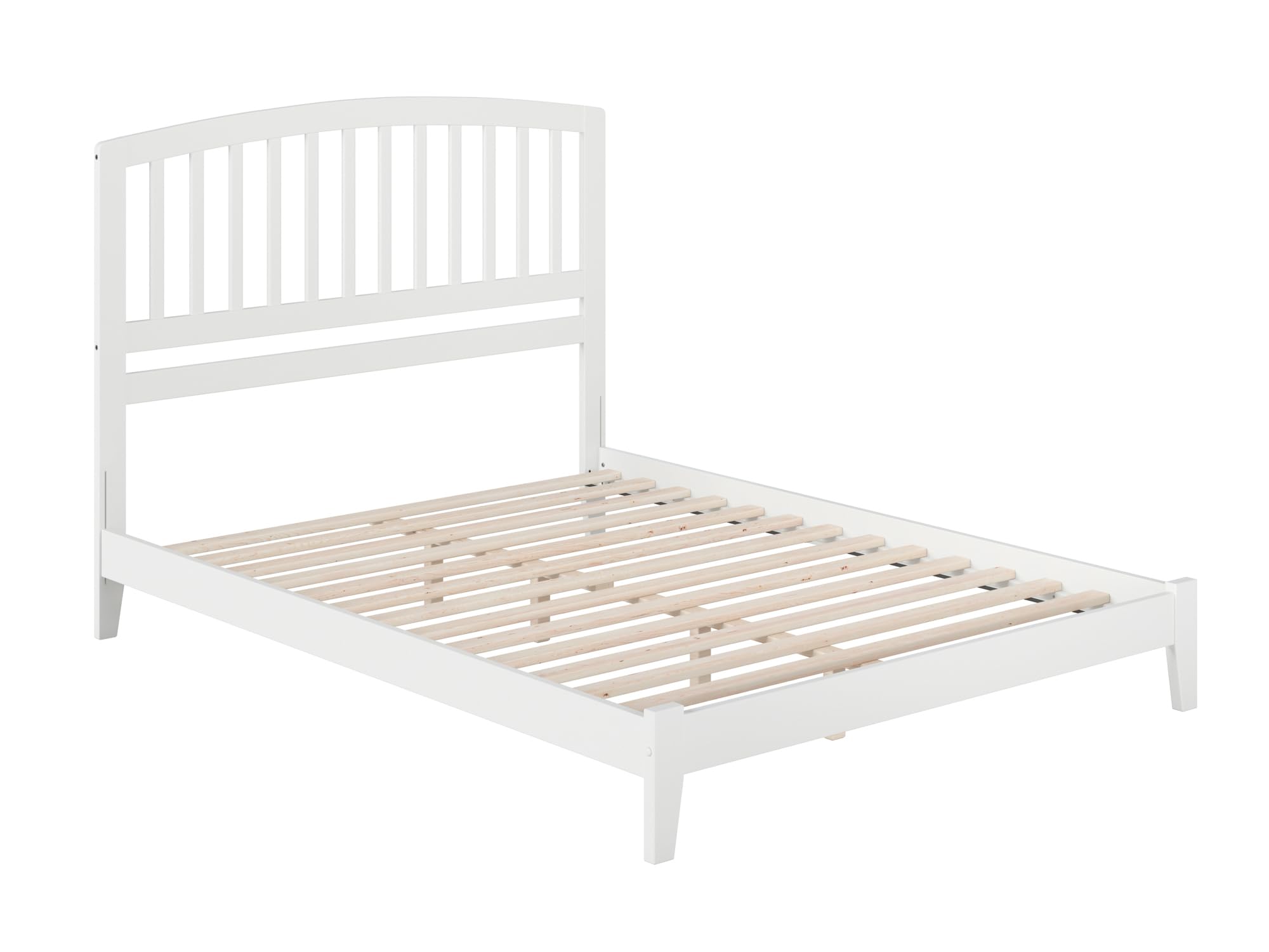 AFI, Richmond, Low Profile Wood Platform Bed, Full, White