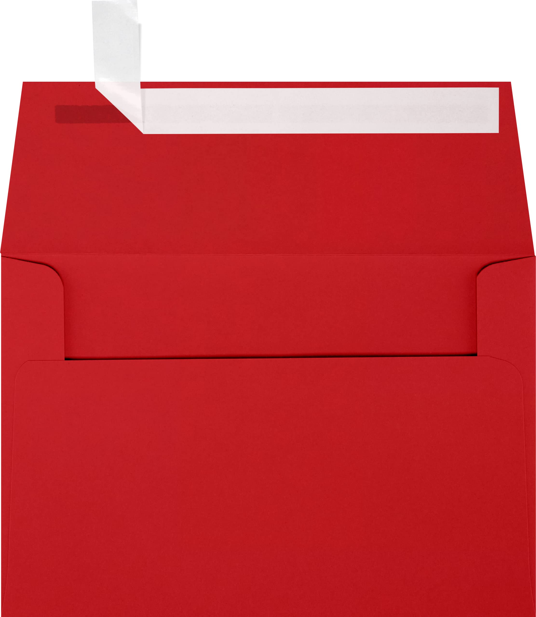 Luxpaper A4 Invitation Envelopes | Peel & Press | 4 1/4' X 6 1/4' | Ruby Red | 80Lb. Text | 50 Qty