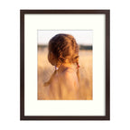 Golden State Art, 16x20 Picture Frame with Mat for 11x14 - High Definition Glass Wall Mounting Horizontal Vertical Display (Brow